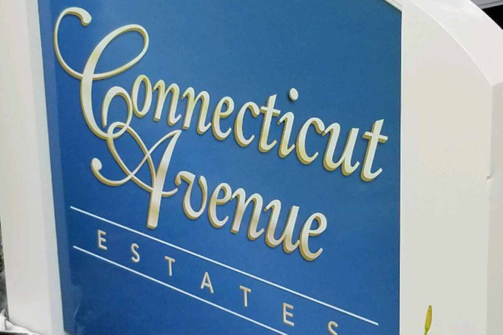community-entrance-digital-print-graphics-vinyl-3d-letters-gold-sign-signage-connecticut-avenue-estates-duff-signs-4 ada signs suite signs